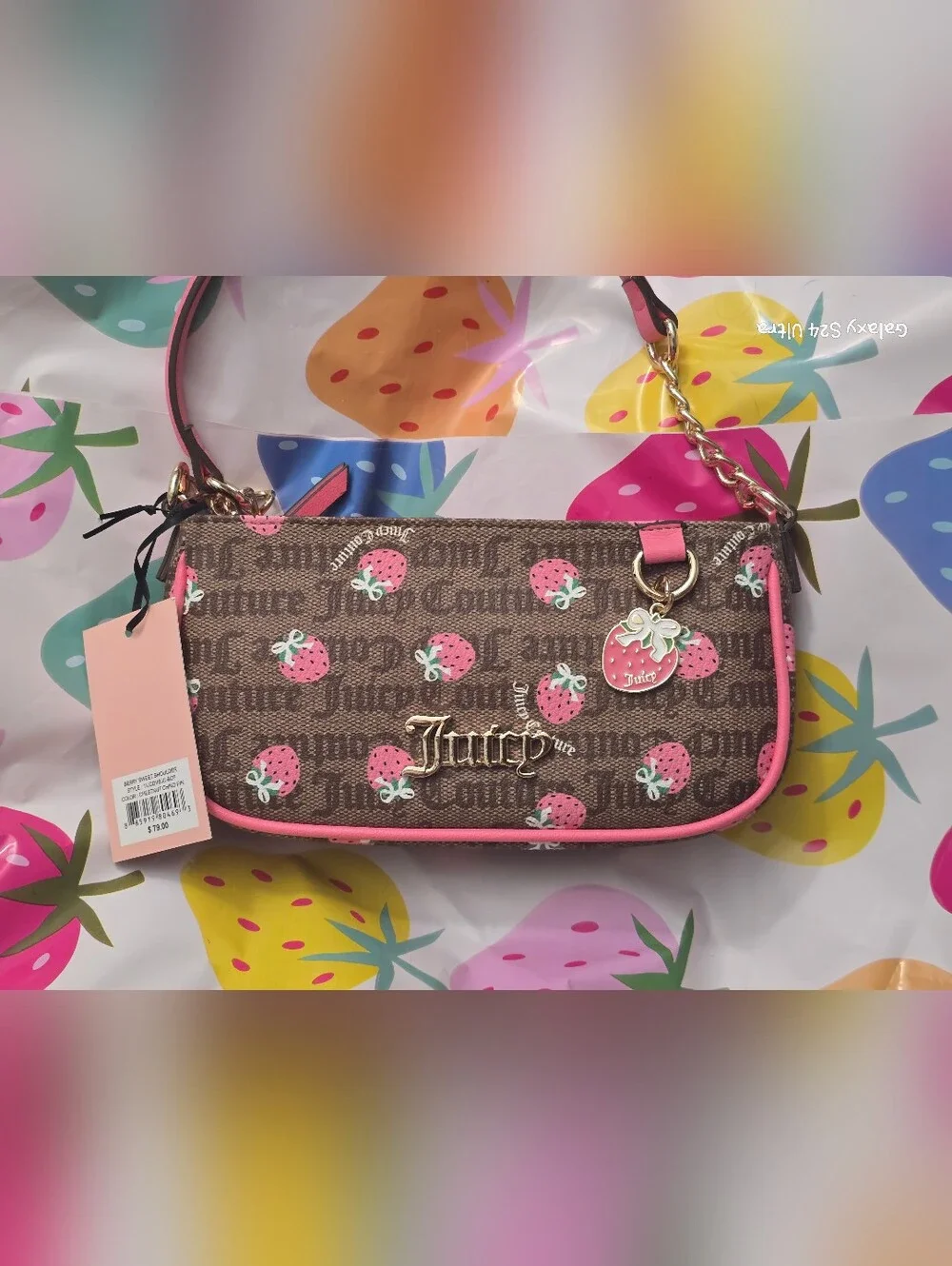 Juicy Couture Berry Sweet Shoulder Bag NWT